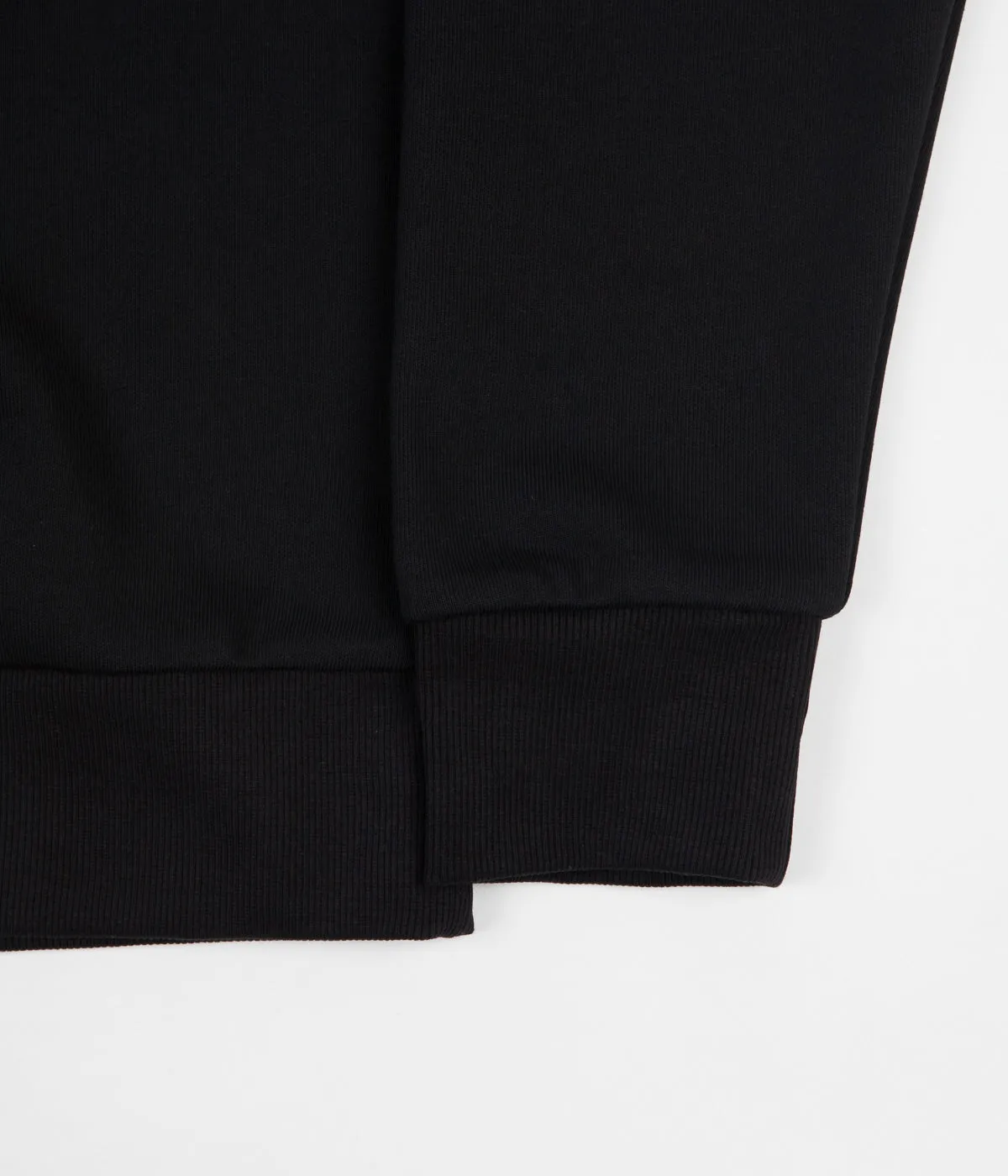 Carhartt Script Embroidery Crewneck Sweatshirt - Black / Wax