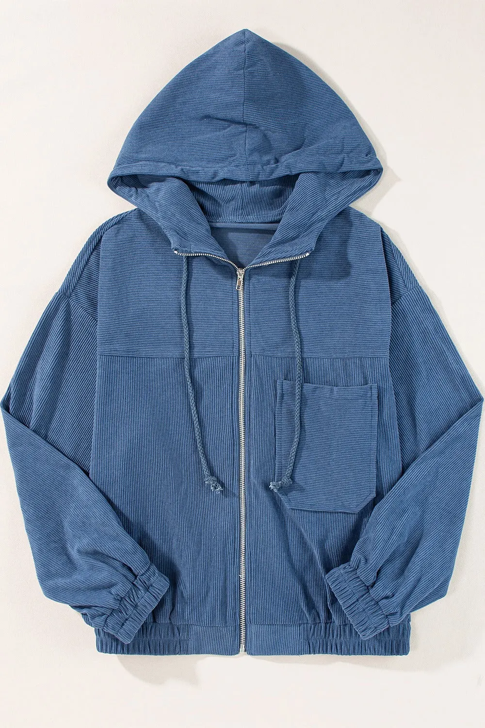 Iris Corduroy Zip Up Jacket