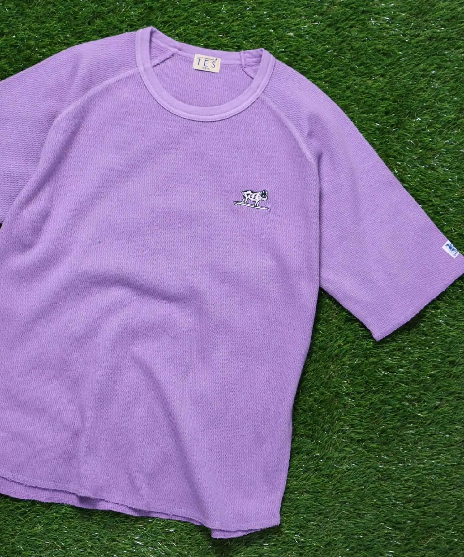 TES OVER DYED THERMAL BIG-T-SHIRT / ビッグシルエットTシャツ